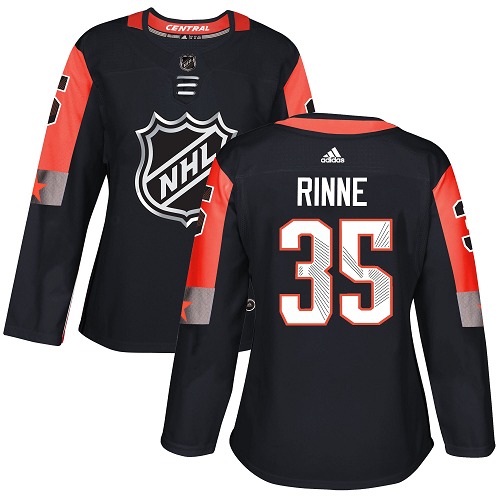 Adidas Nashville Predators #35 Pekka Rinne Black 2018 All-Star Central Division Authentic Women Stitched NHL Jersey->women nhl jersey->Women Jersey